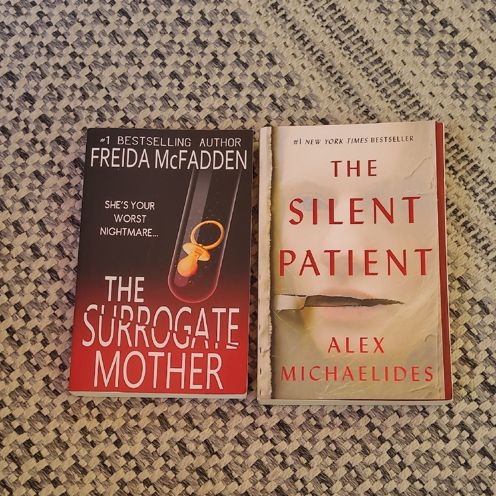 The Surrogate Mother and The Silent Patient Books
